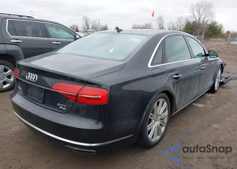2015 Audi A8 L 4.0T из США, поврежденный, VIN WAU32AFD0FN040028
